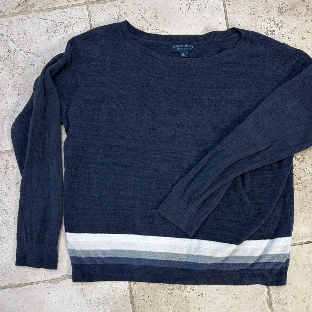 Barefoot Dreams cozy chic ultra lite sweater, size large